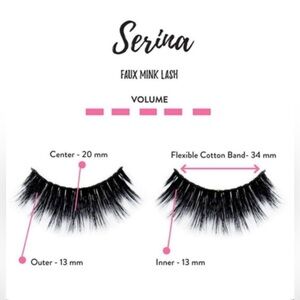 Red Aspen Mink Lashes Serina, NIB